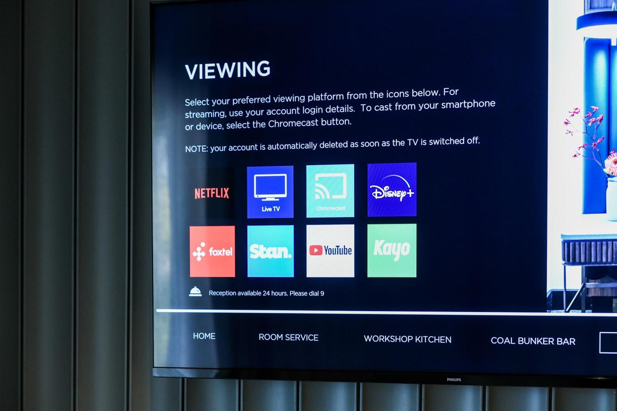 Powerhouse Hotel Tamworth By Rydges Exterior photo A television with a built-in Chromecast